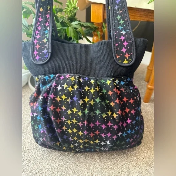 Spring Shoulder Bag with buttons - Picture 2 of 4